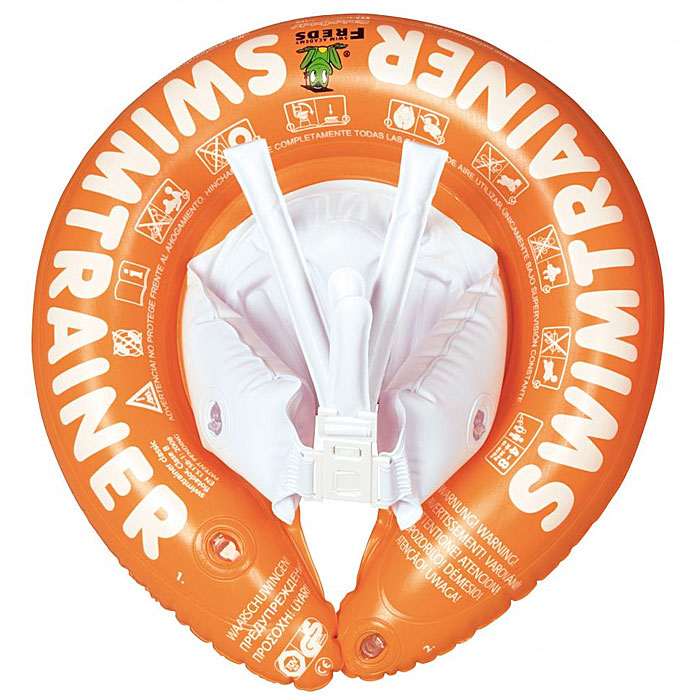 Надувной круг SWIMTRAINER "Classic", цвет: оранжевый | | Аксессуары для плавания | Купить игры: интернет-магазин игрушек / orange_swimtrainer