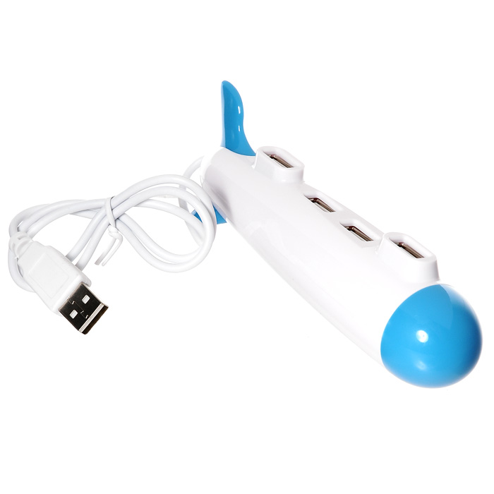 Подарки | USB-разветвитель "Подводная лодка", цвет: белый, голубой | | Интернет-магазин: купить подарки, сувениры