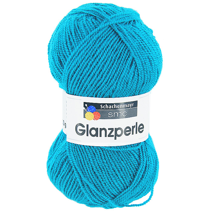 Пряжа для вязания "Glanzperle", цвет: ярко-голубой (01439) по выгодной цене с доставкой от интернет магазина OZON.ru Отзывы покупателей о пряжа для вязания "glanzperle", цвет: ярко-голубой (01439)