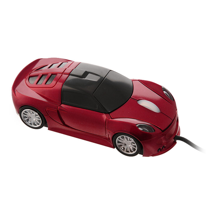Подарки | Оптическая компьютерная мышь "Автомобиль", цвет: красный. 92863 | | Интернет-магазин: купить подарки, сувениры