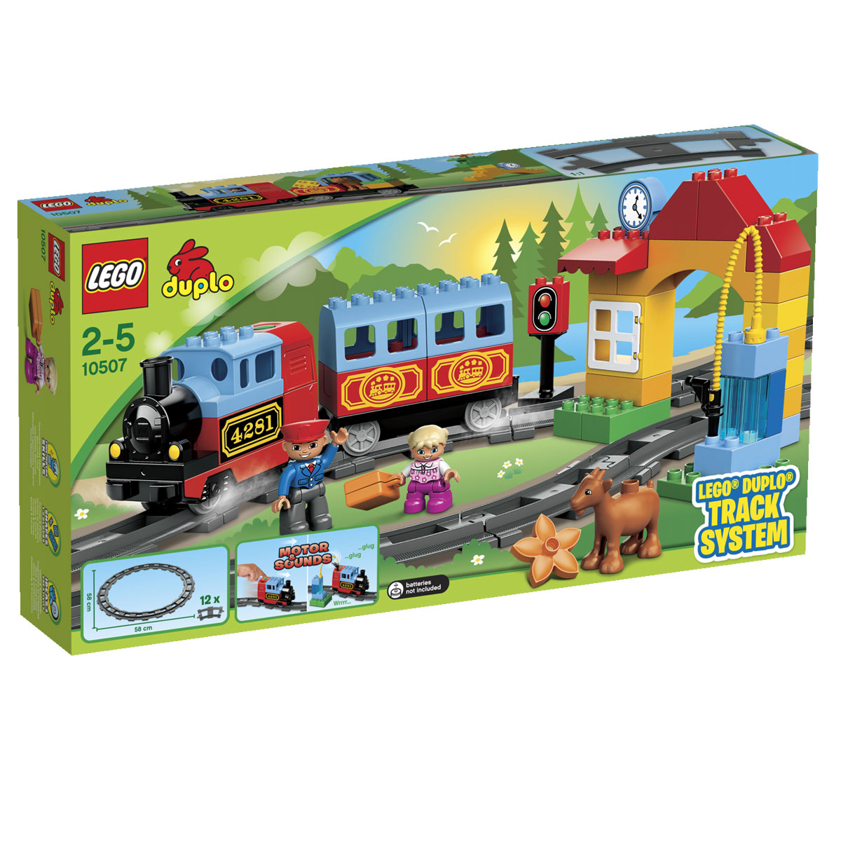 Нажмите на эту кнопку чтобы перейти к покупке LEGO: Мой первый поезд 10507 с доставкой.