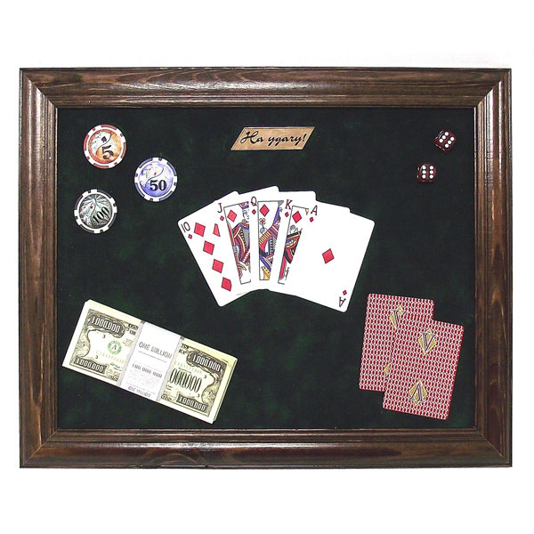 Панно "Покер". 93907 - купить по выгодной цене панно "покер". 93907 с доставкой от интернет магазина OZON.ru | Отзывы и фото изделия