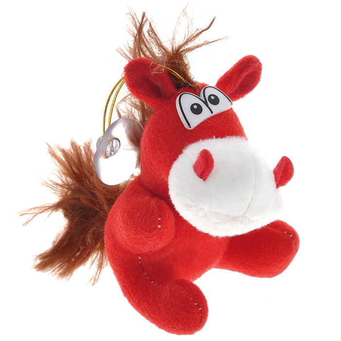 Мягкая игрушка "Лошадь", на присоске, цвет: красный, 8 см. 326424 - купить детские товары 2013-2014 с доставкой в интернет магазине. Описание и цена мягкая игрушка "лошадь", на присоске, цвет: красный, 8 см. 326424, отзывы покупателей