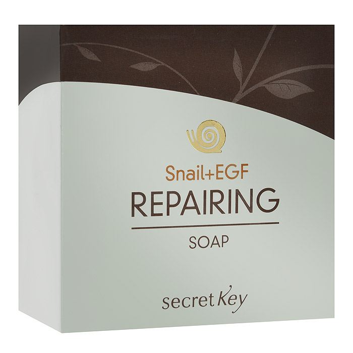 Secret Key Мыло "Snail + EGF Repairing" восстанавливающее, с экстрактом слизи улиток и EGF, 100 г - купить по лучшей цене от интернет магазина OZON.ru 