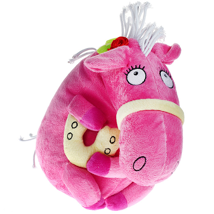 Подарки | Новогодний сувенир "Лошадка", цвет: розовый, 20 см | | Интернет-магазин: купить подарки, сувениры