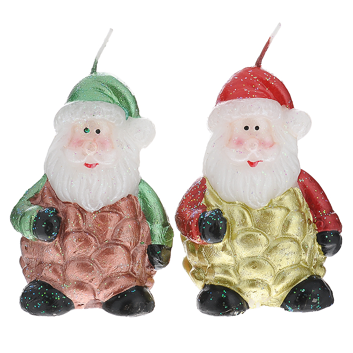 Подарки | Свеча декоративная "Дед Мороз", 2 шт. SD-1005 | | Интернет-магазин: купить подарки, сувениры