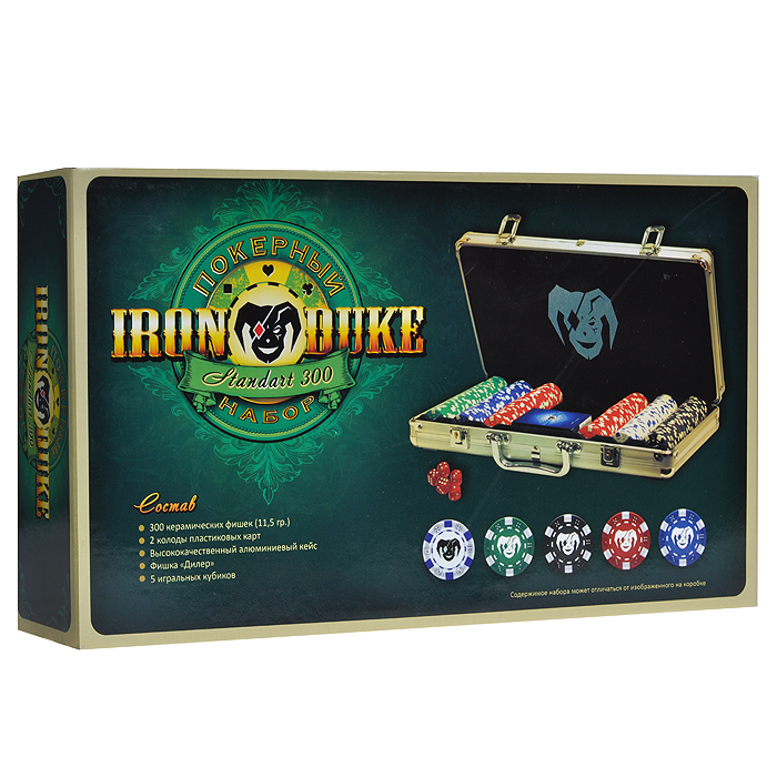 Набор для покера Iron Duke "Premium", 300 фишек - купить детские товары 2013-2014 с доставкой в интернет магазине OZON.ru Описание и цена набор для покера iron duke "premium", 300 фишек, отзывы покупателей