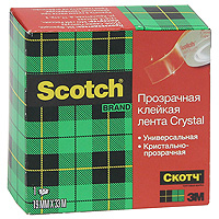 Клейкая лента Scotch Crystal , прозрачная - Клейкая лента Клейкая лента Scotch Crystal , прозрачная - Клейкая лента