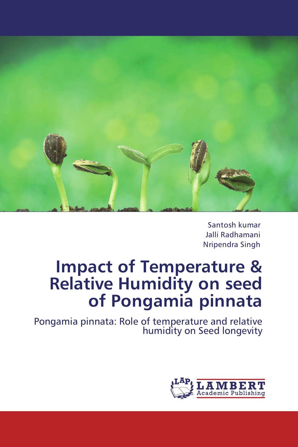 Фото Impact of Temperature & Relative  Humidity on seed of Pongamia pinnata. Купить  в РФ