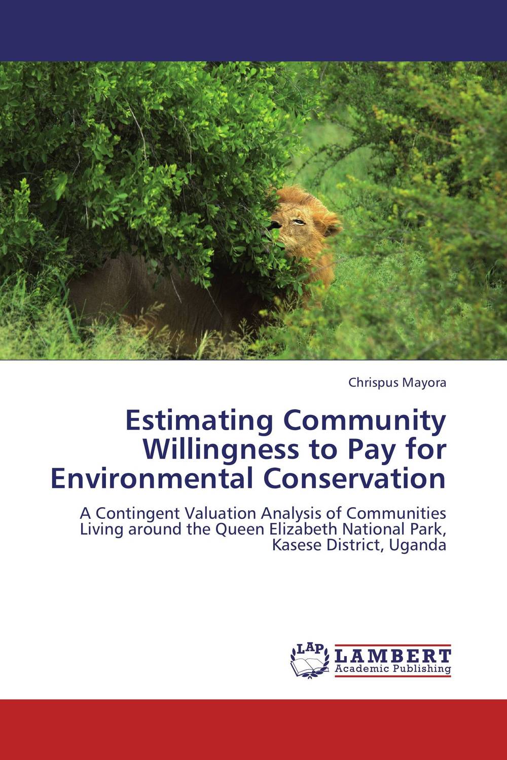 Фото Estimating Community Willingness to Pay for Environmental Conservation. Купить  в РФ