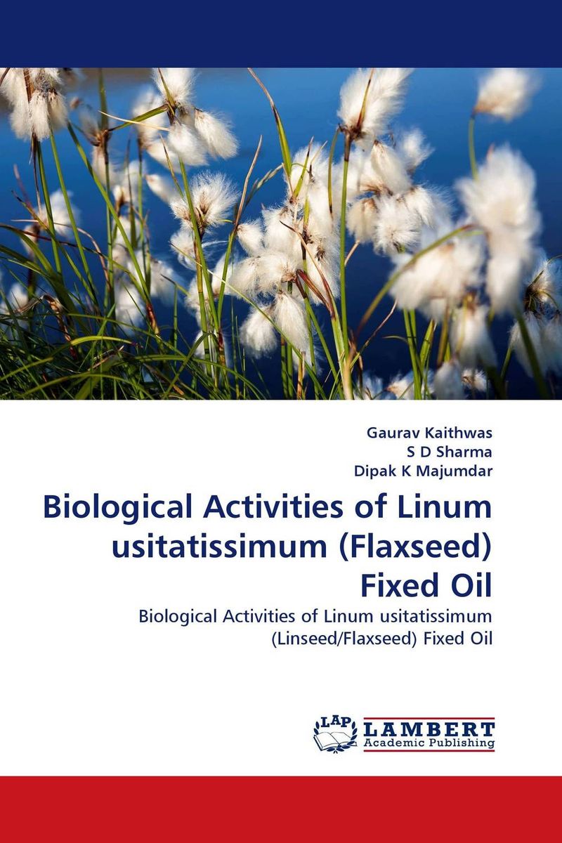 Фото Biological Activities of Linum usitatissimum (Flaxseed) Fixed Oil. Купить  в РФ