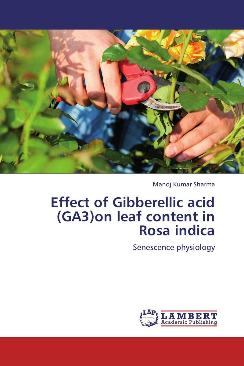 Фото Effect of Gibberellic acid (GA3)on leaf content in  Rosa indica. Купить  в РФ
