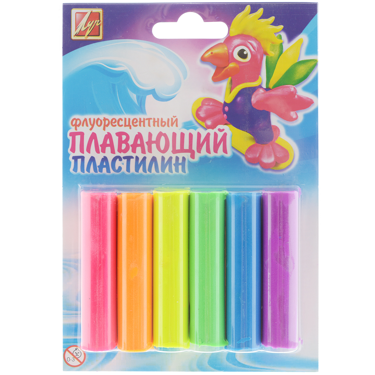 Пластилин плавающий флуоресцентный Луч , 6 цветов - Пластилин Пластилин плавающий флуоресцентный Луч , 6 цветов - Пластилин