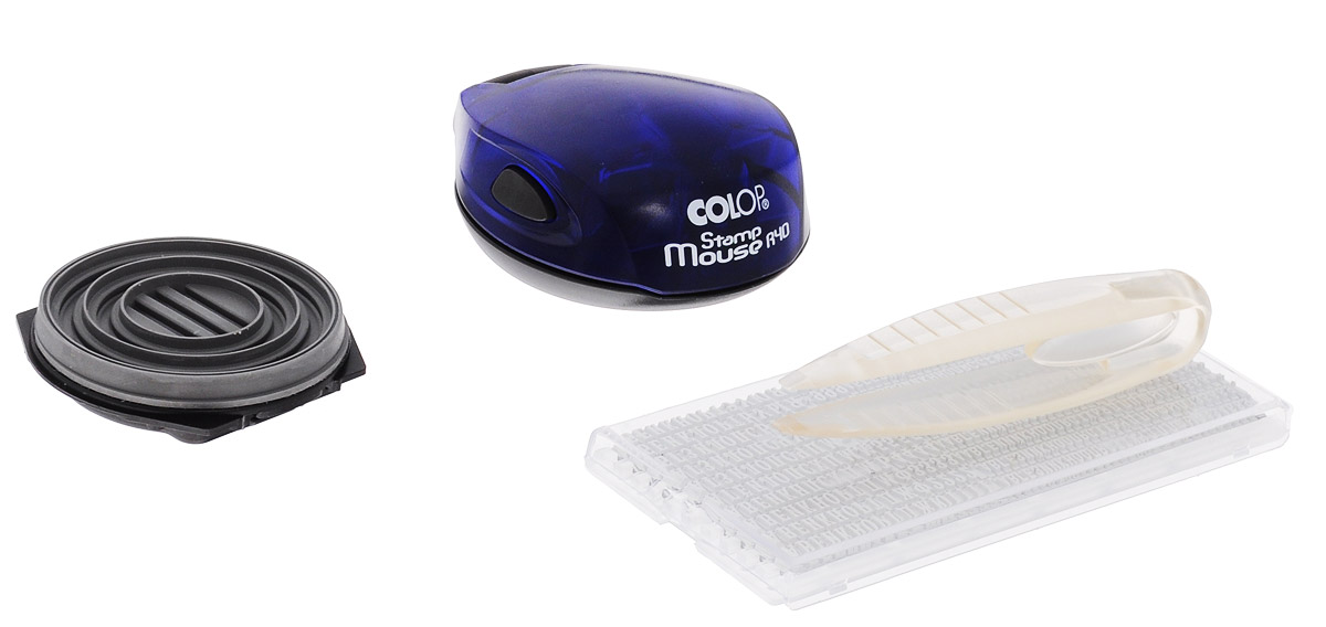 Colop Печать самонаборная карманная Stamp Mouse R 40/2-Set - Печати, штампы Colop Печать самонаборная карманная Stamp Mouse R 40/2-Set - Печати, штампы