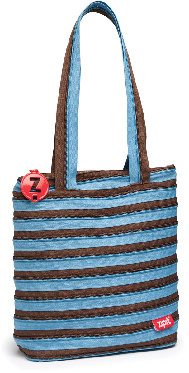 Zipit Сумка Premium Tote Beach Bag цвет голубой коричневый - Ранцы и рюкзаки Zipit Сумка Premium Tote Beach Bag цвет голубой коричневый - Ранцы и рюкзаки