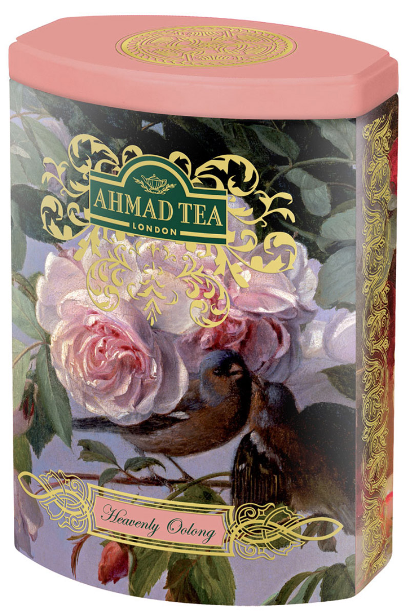 Фото Ahmad Tea Heavenly Oolong зеленый чай, 100 г (жестяная банка). Купить  в РФ