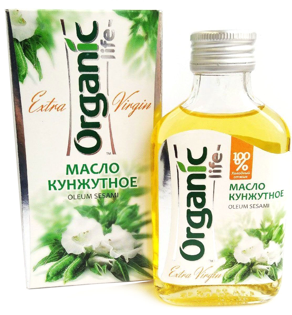 Фото Organic Life масло кунжутное, 100 мл. Купить  в РФ