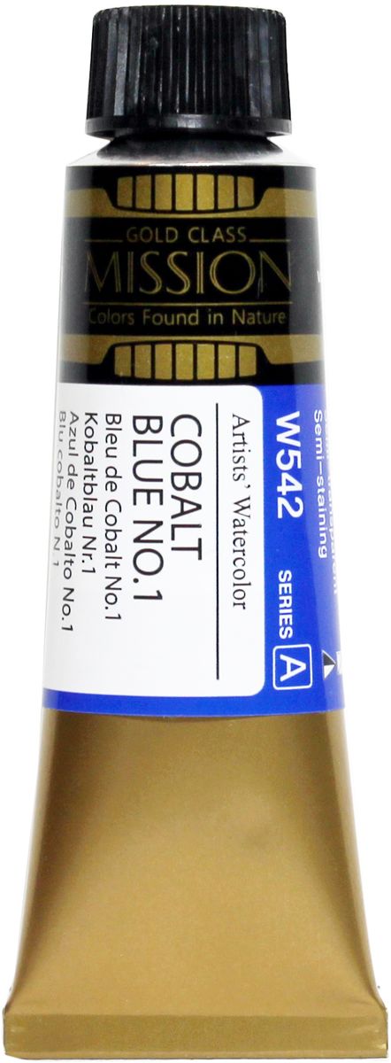 Mijello Акварель Mission Gold цвет W542 Кобальт синий №1 15 мл MWC-W542 - Краски Mijello Акварель Mission Gold цвет W542 Кобальт синий №1 15 мл MWC-W542 - Краски