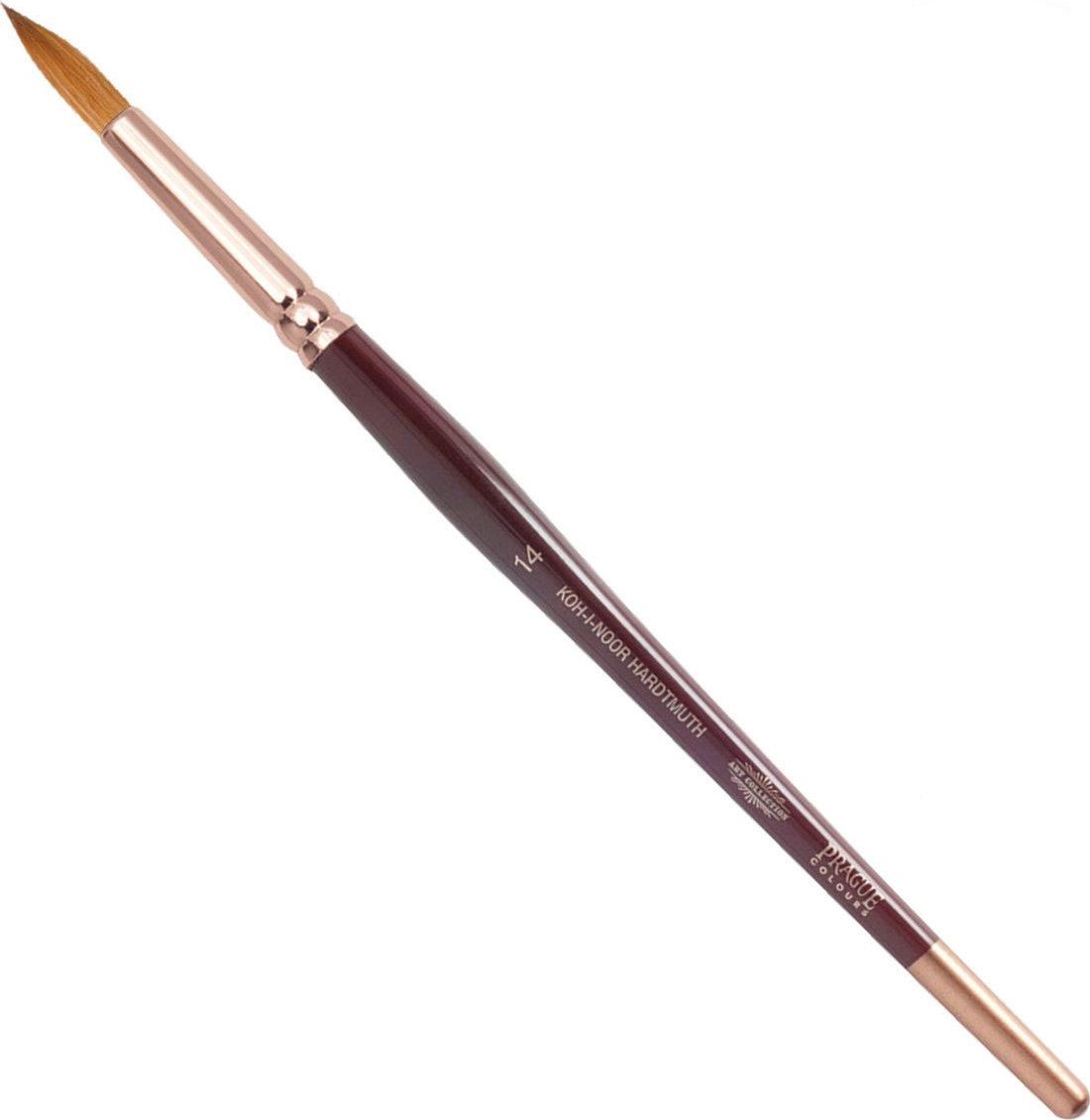 Koh-I-Noor Кисть колонок круглая №14 короткая ручка - Кисти Koh-I-Noor Кисть колонок круглая №14 короткая ручка - Кисти