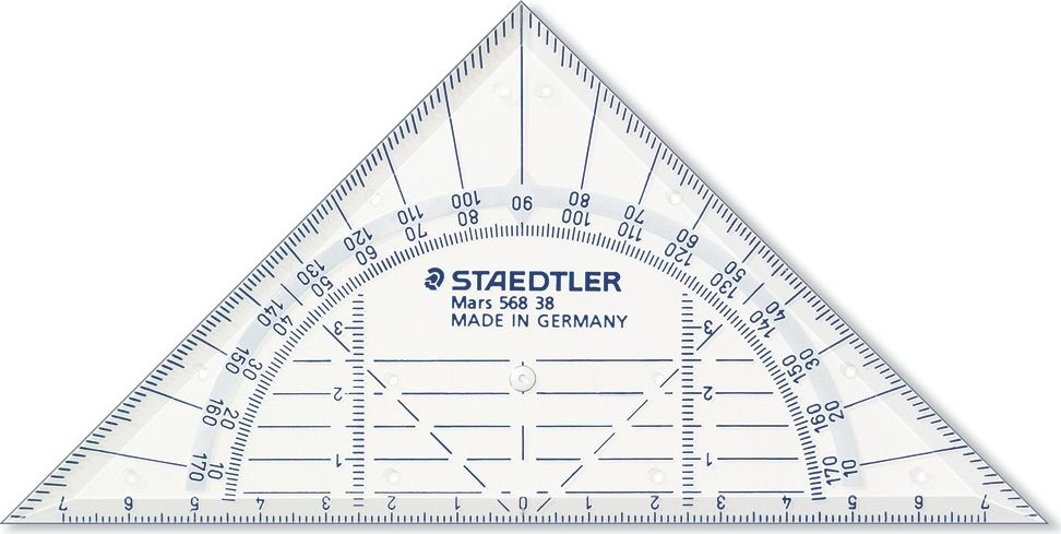Staedtler Треугольник Mars 568 16 см - Чертежные принадлежности Staedtler Треугольник Mars 568 16 см - Чертежные принадлежности