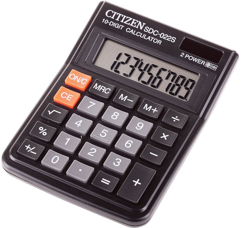 Citizen Настольный калькулятор SDC-022S - Калькуляторы Citizen Настольный калькулятор SDC-022S - Калькуляторы