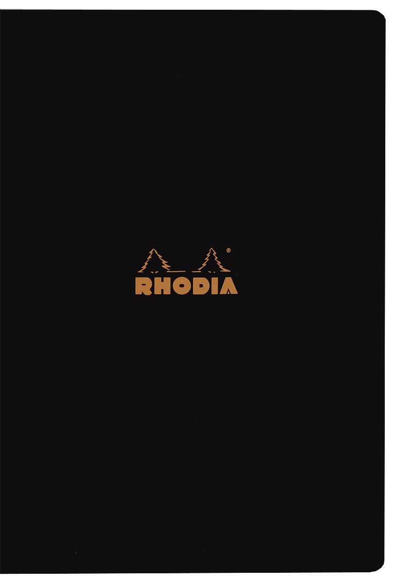 Тетрадь Clairefontaine Rhodia , в линейку, формат A4, цвет обложки: черный, 48 листов - Тетради Тетрадь Clairefontaine Rhodia , в линейку, формат A4, цвет обложки: черный, 48 листов - Тетради