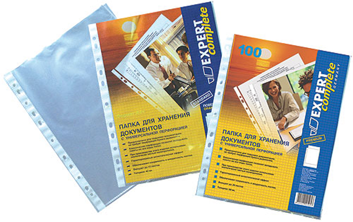 Expert Complete Файл-вкладыш с перфорацией формат А4 100 шт 220405 - Файлы и разделители Expert Complete Файл-вкладыш с перфорацией формат А4 100 шт 220405 - Файлы и разделители