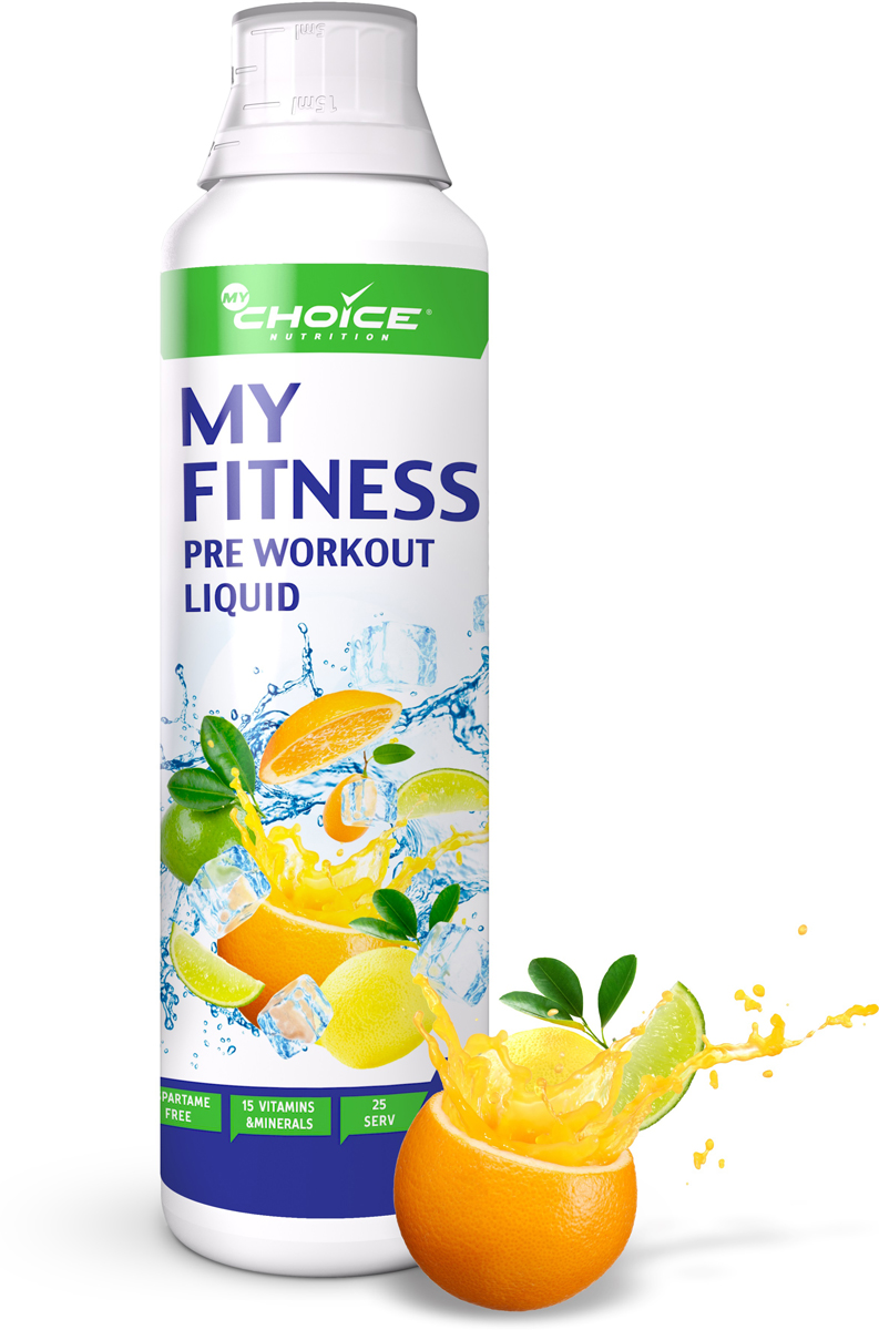 Предтренировочный комплекс MyChoice Nutrition My Fitness PRE Workout Liquid , тропический взрыв, 500 мл - Предтренировочные комплексы Предтренировочный комплекс MyChoice Nutrition My Fitness PRE Workout Liquid , тропический взрыв, 500 мл - Предтренировочные комплексы