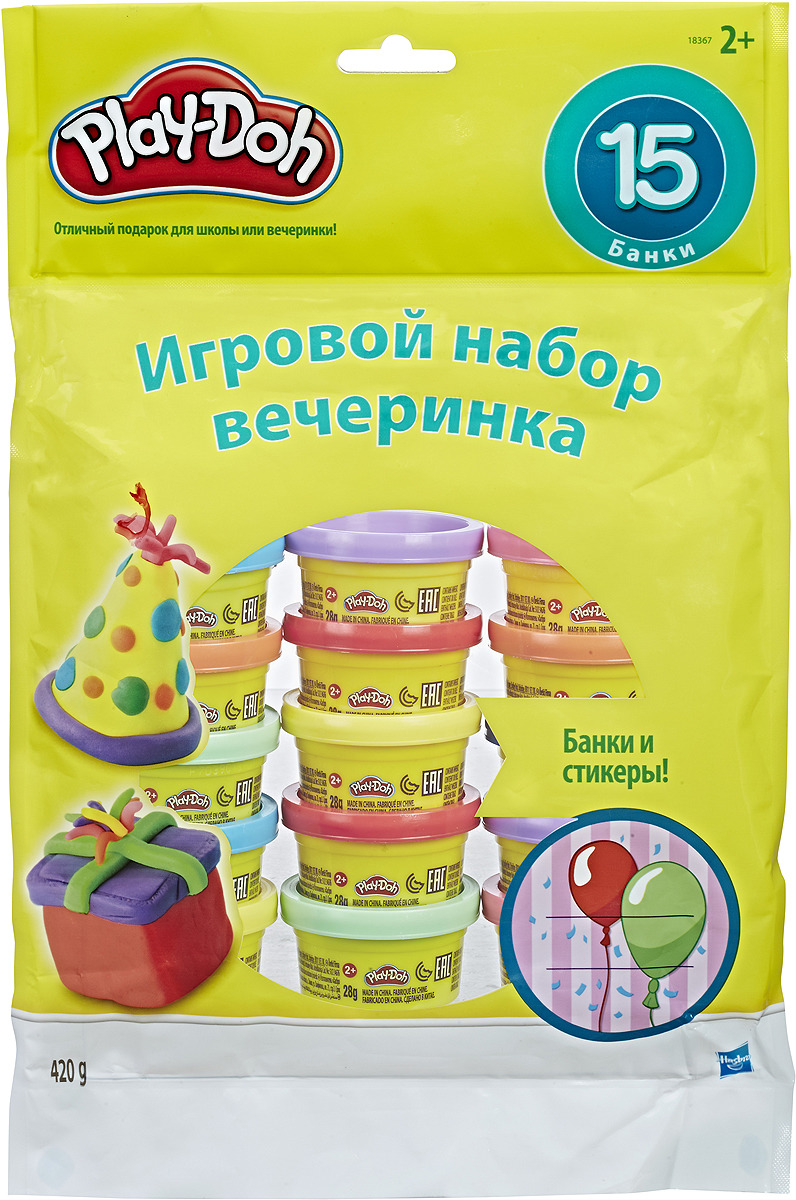 Play-Doh Набор для лепки Вечеринка - Пластилин Play-Doh Набор для лепки Вечеринка - Пластилин