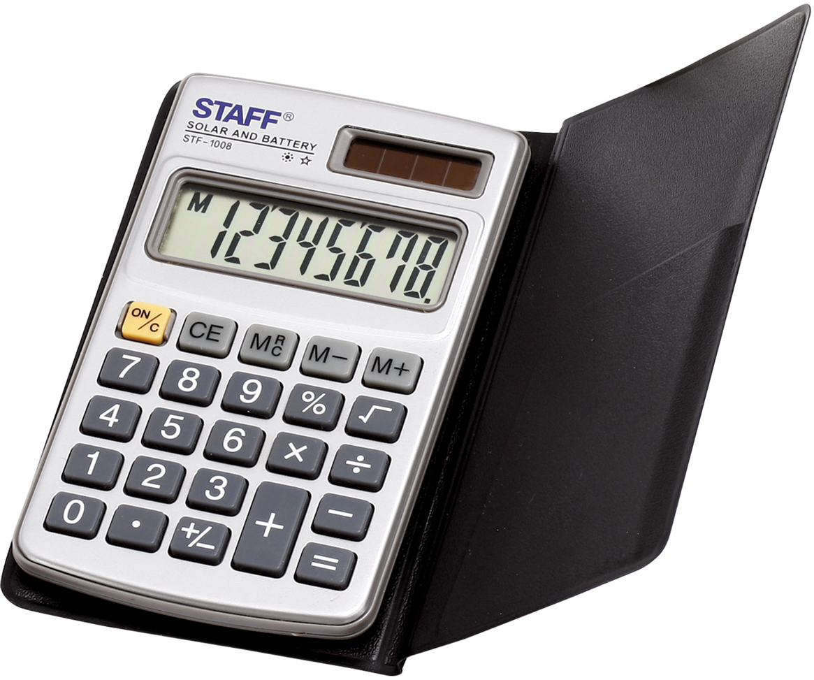 Калькулятор карманный Staff STF-1008 - Калькуляторы Калькулятор карманный Staff STF-1008 - Калькуляторы