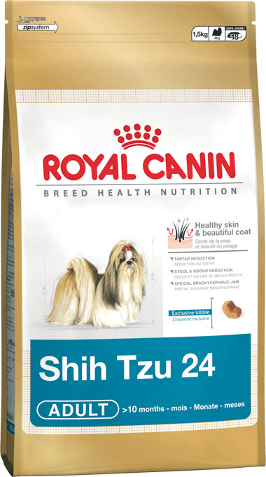 Фото Корм сухой Royal Canin "Shih Tzu Adult", для собак пород ши-тцу в возрасте от 10 месяцев, 500 г. Купить  в РФ