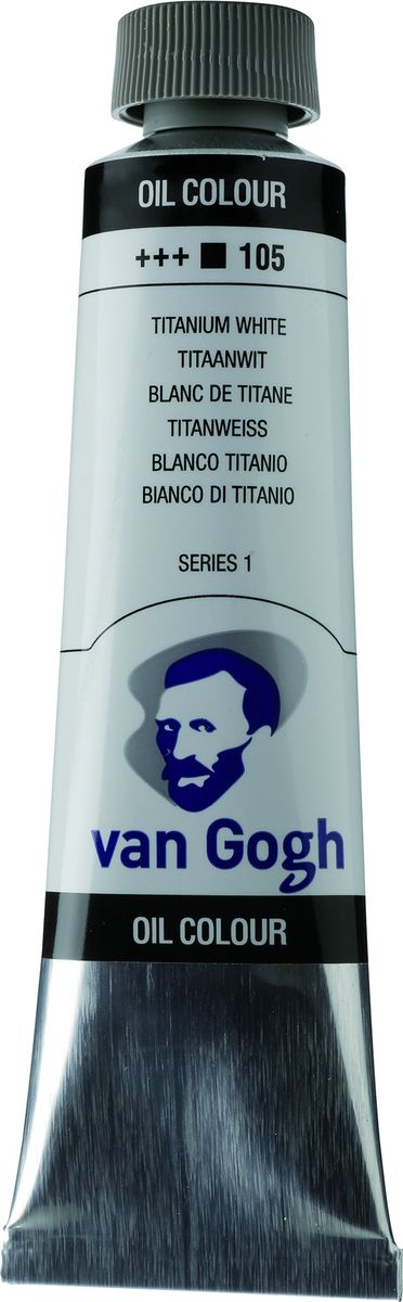 Фото Royal Talens Краска масляная Van Gogh цвет 105 Белила титановые 40 мл. Купить  в РФ