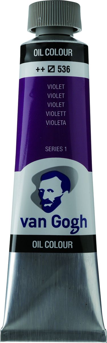 Фото Royal Talens Краска масляная Van Gogh цвет 536 Фиолетовый 40 мл. Купить  в РФ