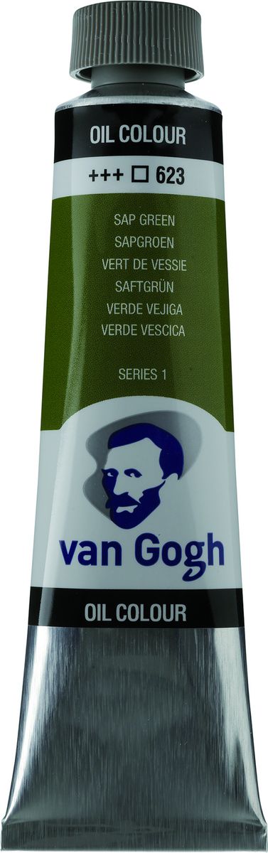 Фото Royal Talens Краска масляная Van Gogh цвет 623 Зеленый травяной 40 мл. Купить  в РФ
