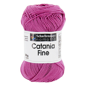Пряжа для вязания "Catania Fine", цвет: ярко-розовый (01011)
