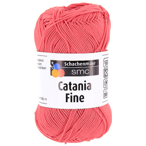Пряжа для вязания "Catania Fine", цвет: коралловый (01003) купить по выгодной цене в интернет-магазине