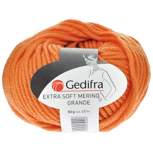 Пряжа для вязания Gedifra "Extra Soft Merino Grande", цвет: темно-оранжевый (03324), 60 м, 50 г по выгодной цене с доставкой