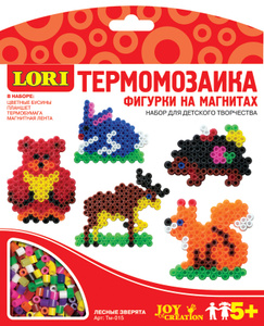 Термомозаика с магнитами Lori "Лесные зверята" - купить детские товары с доставкой в интернет-магазине Ozon.ru. Описание и цена термомозаика с магнитами lori "лесные зверята", отзывы покупателей.