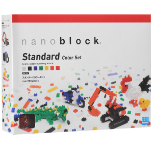 Мини-конструктор Nanoblock "Набор цветных кирпичиков", 800 элементов