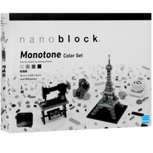 Мини-конструктор Nanoblock "Набор монотонных кирпичиков", 800 элементов