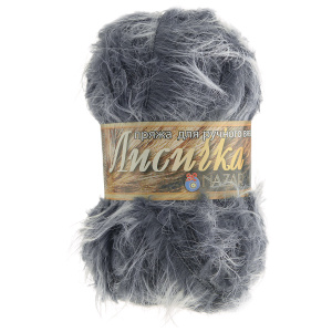 Пряжа для вязания Nazar "Лисичка", цвет: серый (004), 100 г, 90 м, 5 шт - купить по выгодной цене с доставкой. Рукоделие от Nazar в интернет-магазине OZON.ru