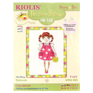 Купить Набор для вышивания крестиком "Куколка" НВ-148 1250743 в интернет-магазине OZON.ru