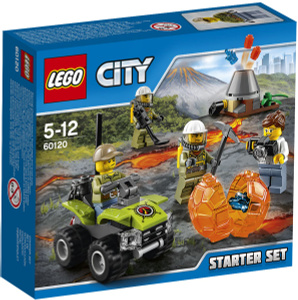 LEGO City Конструктор Исследователи вулканов Стартовый набор 60120 - 299,50 руб