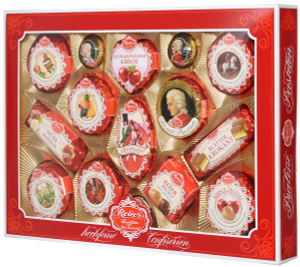 Купить Reber Mozart подарочный набор шоколадных конфет, 525 г (коробка с окном) в интернет-магазине OZON.ru