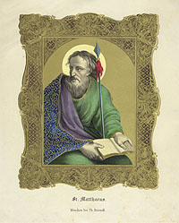 St Matthaeus - Литография, Германия, конец XIX века - купить по выгодной цене в разделе антиквариат, винтаж, искусство интернет-магазина OZON.ru