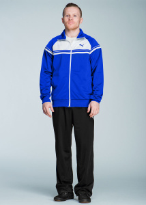 Спортивный костюм мужской Tricot Colorblock Puma синий, черный - купить Спортивный костюм мужской Tricot Colorblock по доступной цене, каталог одежды интернет магазина Ozon.ru