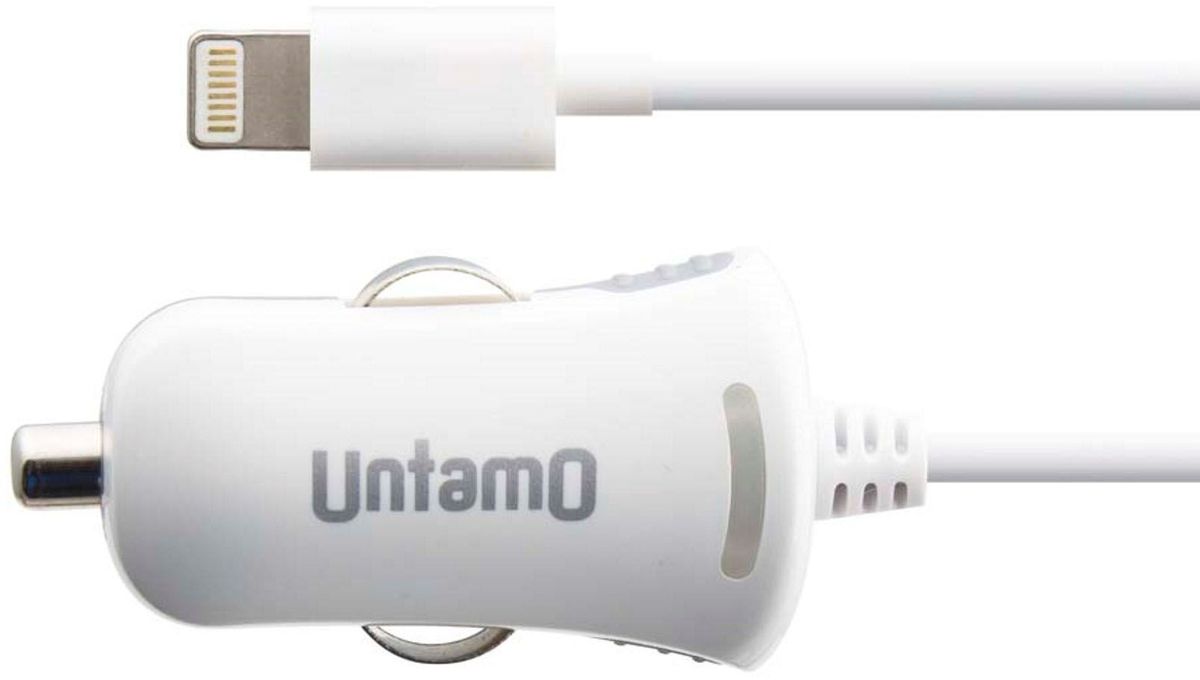 Фото Untamo UESCAR8P1.0WH, White автомобильное зарядное устройство. Купить  в РФ