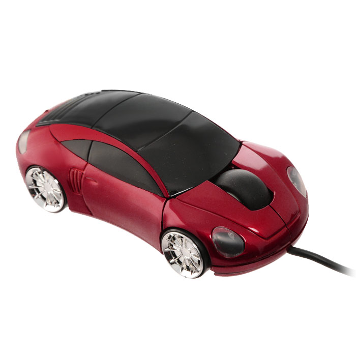Подарки | Оптическая компьютерная мышь "Автомобиль", цвет: красный. 92874 | | Интернет-магазин: купить подарки, сувениры