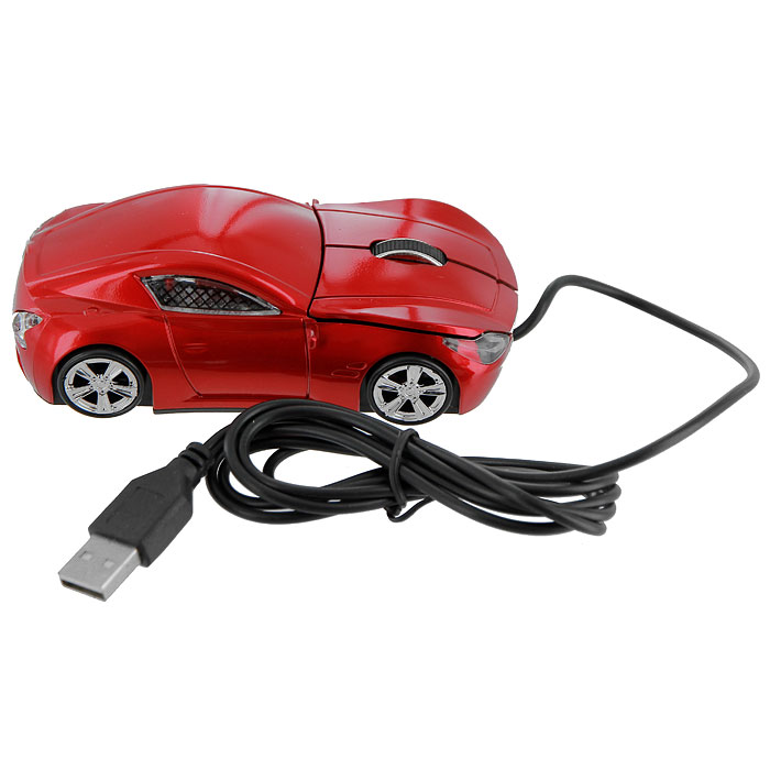 Подарки | Оптическая компьютерная мышь "Автомобиль", цвет: красный. 93702 | | Интернет-магазин: купить подарки, сувениры