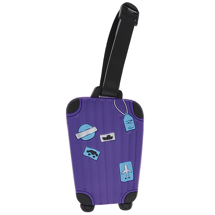 Бирка багажная "Чемодан", цвет: фиолетовый - купить по выгодной цене бирка багажная "чемодан", цвет: фиолетовый с доставкой от интернет магазина | Отзывы и фото изделия